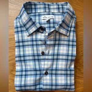 💙 Peter Millar Flannel Button Down Shirt 💙
